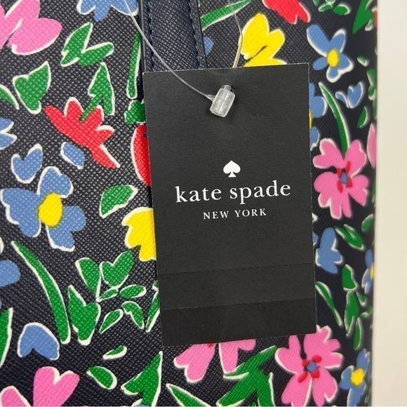 Kate Spade NWT Daily Tote, Parisian Navy Multi - Shoreside Flora, Statement Bag - Picture 5 of 14